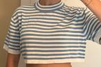 Wit met blauwe strepen topje, Kleding | Dames, T-shirts, Maat 38/40 (M), Blauw, Zara, Ophalen of Verzenden