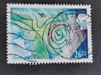 Ijsland 1991 -  weerkaart, satelliet, Postzegels en Munten, Postzegels | Europa | Scandinavië, Ophalen of Verzenden, IJsland, Gestempeld