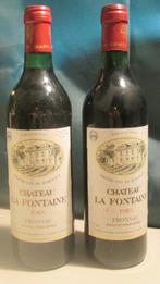2 fois Château la Fontaine - 1983 - Fronsac, Collections, Enlèvement ou Envoi, Pleine, Comme neuf, Vin rouge