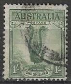 Australie 1937/1938 - Yvert 118A - Liervogel (ST), Timbres & Monnaies, Timbres | Océanie, Affranchi, Envoi