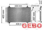 Citroen Berlingo 2008 T/M 2018 Condensor 6455GH, Ophalen of Verzenden, 6 maanden garantie, Nieuw, Citroën