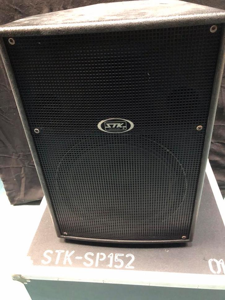 Actieve Speakers in case STK SP-152 AP, Audio, Tv en Foto, Luidsprekerboxen, Gebruikt, Overige typen, Overige merken, Ophalen
