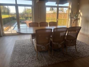 Stoelen in loom/rotan, Comme neuf, Enlèvement, Cinq, Six Chaises ou plus, Bois