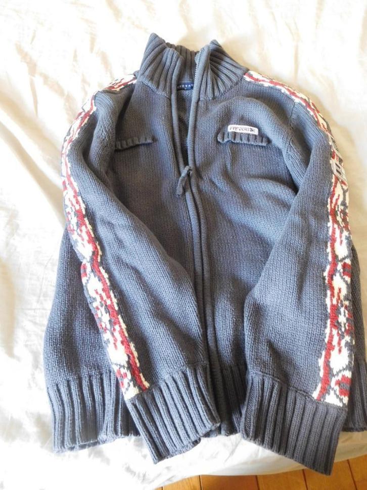 Pirouette grijs vest met ritssluiting Maat 14 jaar, Kinderen en Baby's, Kinderkleding | Maat 158, Zo goed als nieuw, Jongen, Trui of Vest