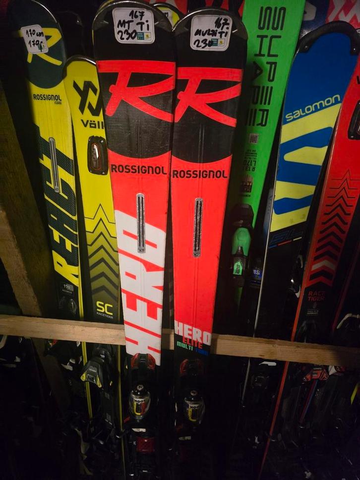 167cm ROSSIGNOL HERO ELITE MULTI TURN MT TI, Sport en Fitness, Skiën en Langlaufen, Zo goed als nieuw, Ski's, Ski, Rossignol, Carve