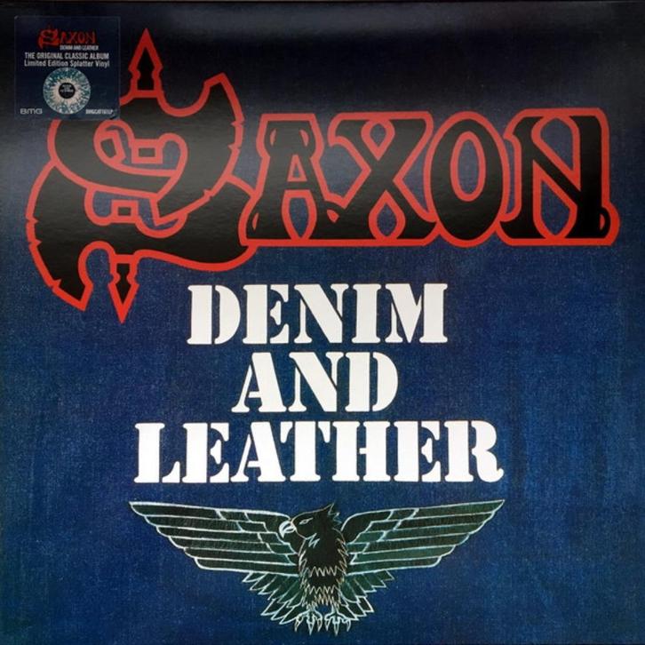 Saxon - Denim And Leather (NIEUW - Splatter) (1877723062), Cd's en Dvd's, Vinyl | Hardrock en Metal, Nieuw in verpakking, Ophalen of Verzenden