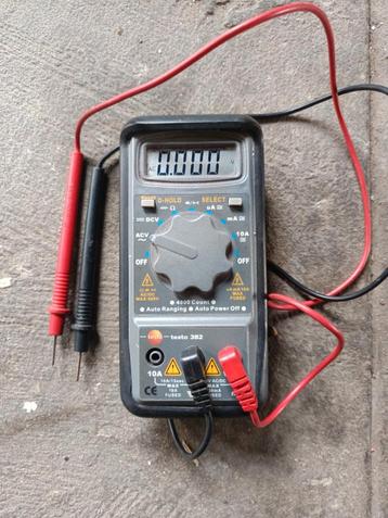 Testo 382 multimeter volledig werkend. beschikbaar voor biedingen