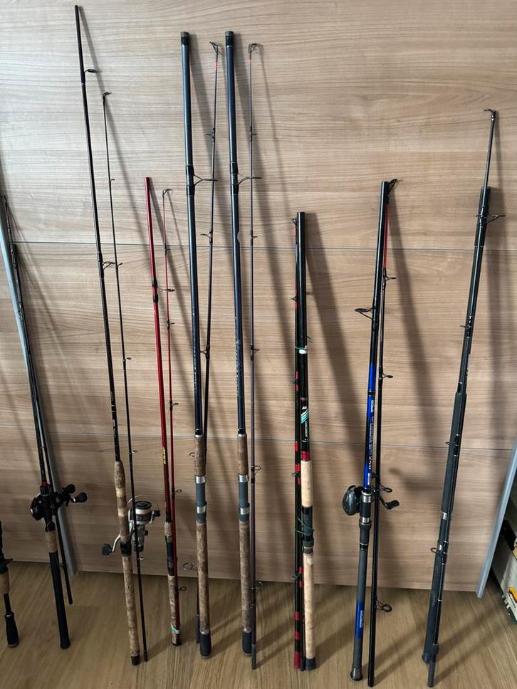 Hengelset volledig, Watersport en Boten, Hengelsport | Algemeen, Gebruikt, Overige typen, Ophalen