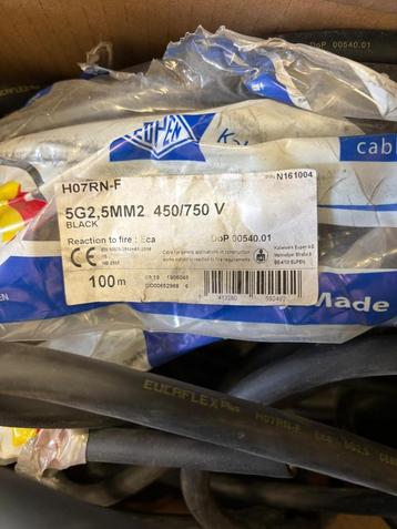 H07RN-F 5G2,5MM² 450/750 V BLACK 100meter beschikbaar voor biedingen