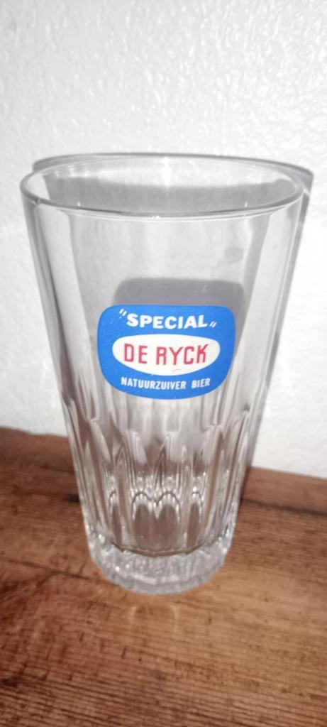 Brouwerij bier oud glas Special De Ryck, Verzamelen, Biermerken, Gebruikt, Glas of Glazen, Overige merken, Ophalen of Verzenden