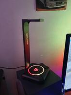 Rgb headset stand battletron, Computers en Software, Headsets, Zo goed als nieuw, Ophalen