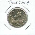 Tanzania, 200 Shilingi 1998., Ophalen of Verzenden, Tanzania, Losse munt