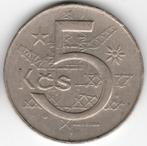 Tchécoslovaquie : 5 Korun 1980 KM#60 Ref 12690, Enlèvement ou Envoi, Monnaie en vrac, Autres pays