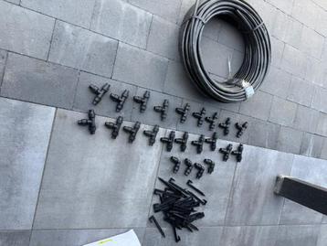 100 meter druppelslang nieuw inc koppelingen beschikbaar voor biedingen