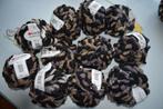 11 bollen breiwol Gedifra Marachella bruin zwart beige, Enlèvement ou Envoi, Neuf, Tricot, Laine ou Fils