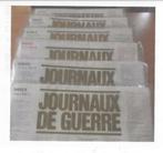Journaux de guerre (6 pochettes neuves), Verzamelen, Tijdschriften, Kranten en Knipsels, Krant, Ophalen of Verzenden