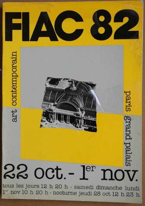 FIAC 82 - Art Contemporain - Paris, Boeken, Kunst en Cultuur | Beeldend, Ophalen of Verzenden