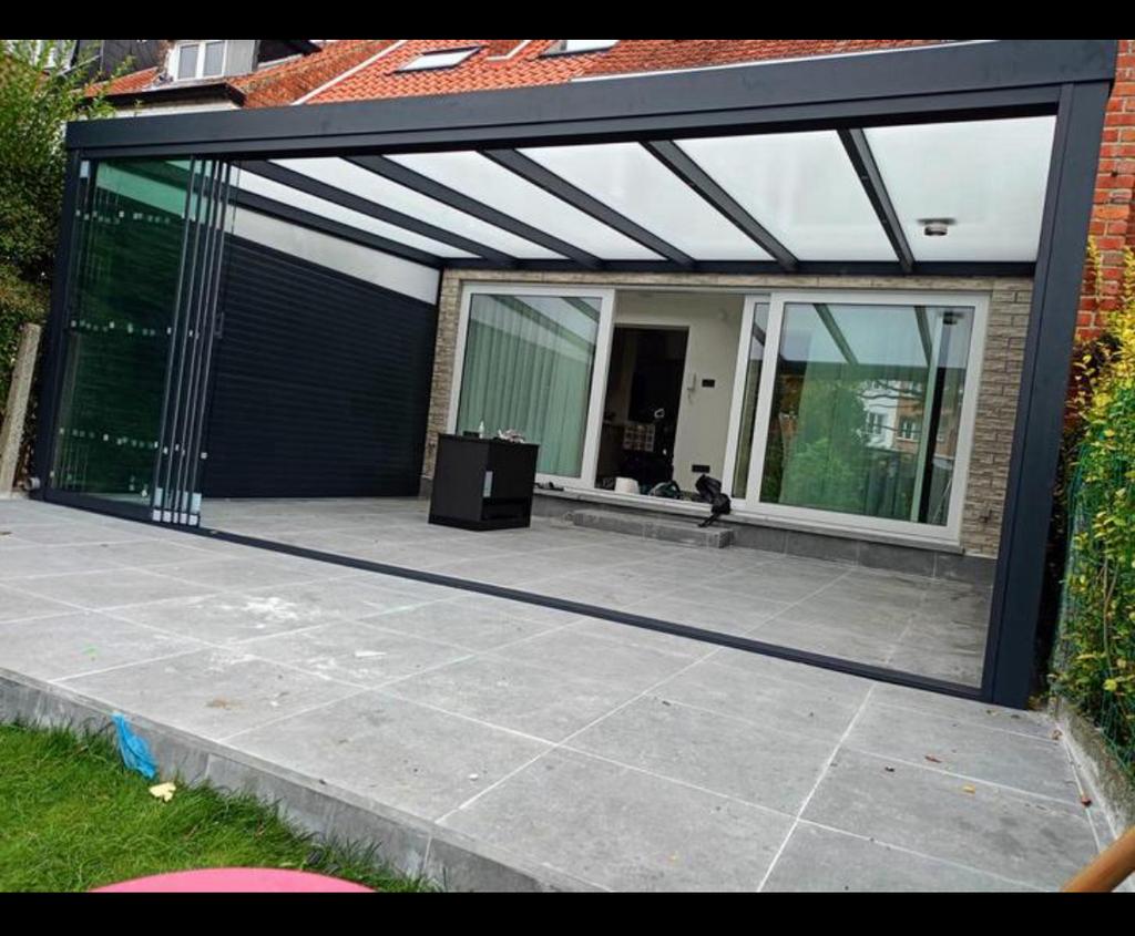Veranda carpoort tuinkamer serre overkapping, Tuin en Terras, Overkappingen, Nieuw, Serre, Verzenden
