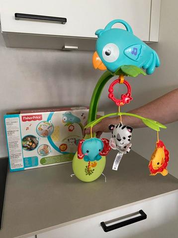 Muziekmobiel FisherPrice RainforestFriends zo goed als nieuw beschikbaar voor biedingen