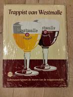 Reclame voor trappistenbier in Westmalle, Verzamelen, Ophalen of Verzenden, Gebruikt, Reclamebord, Plaat of Schild, Overige merken