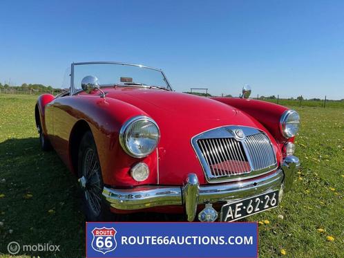 MG MGA 1600 Cabriolet | Route 66 Auctions, Auto's, Oldtimers, Bedrijf, Te koop, Lederen bekleding, MG, Benzine, Overige carrosserie