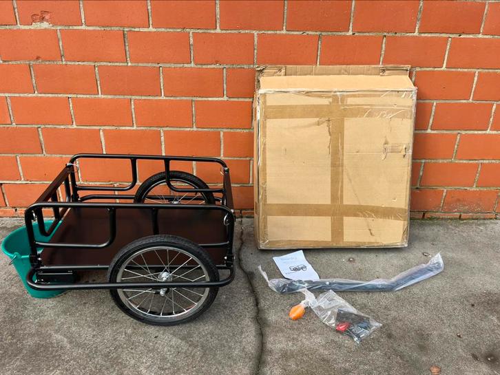 Fietskar aanhangwagen transport merk Storag, Fietsen en Brommers, Fietsonderdelen, Zo goed als nieuw, Algemeen, Overige typen