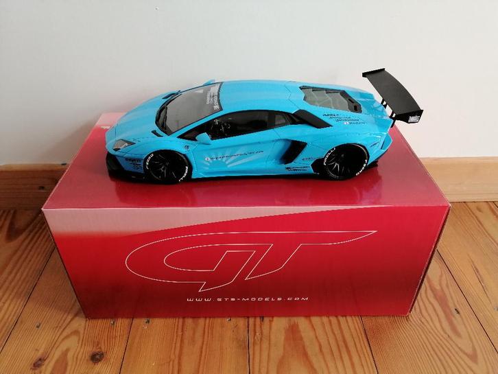 1/18 GT Spirit Lamborghini Aventador Liberty Walk, Hobby en Vrije tijd, Modelauto's | 1:18, Gebruikt, Auto, Overige merken, Ophalen