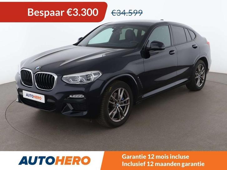 BMW X4 xDrive 30i M Sport (bj 2018, automaat), Auto's, BMW, Te koop, X4, 4x4, ABS, Achteruitrijcamera, Adaptive Cruise Control