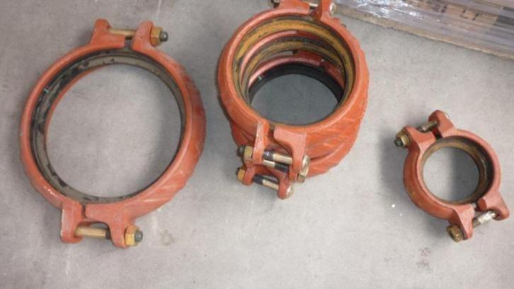 232. Victaulic groefkoppelingen, Huis en Inrichting, Overige Huis en Inrichting, Nieuw, Ophalen of Verzenden