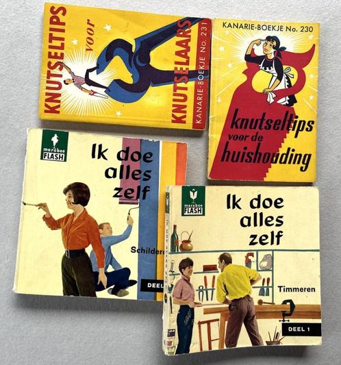 4 miniboekjes: Maraboe Flash 43 en 44 + Kanarie 230 en 231, Boeken, Hobby en Vrije tijd, Ophalen of Verzenden