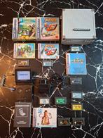 Gameboy Advance SP + 10 spellen + Gameboy-box + oplader + li, Ophalen of Verzenden, Zo goed als nieuw, Avontuur en Actie, Vanaf 3 jaar