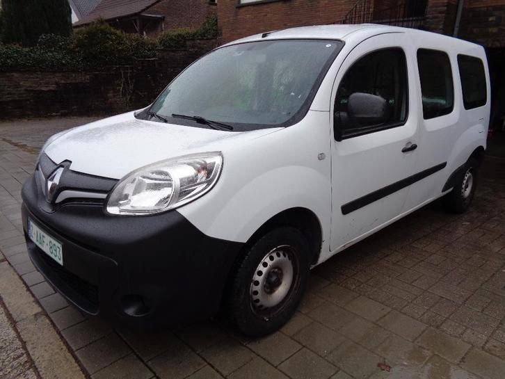 Renault Kangoo Euro 6 Maxi Pret immat *5.363+TVA*, Autos, Renault, Entreprise, Achat, Kangoo, ABS, Airbags, Verrouillage central