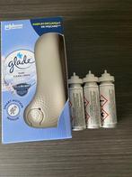 Glade ‘sense and spray’ houder Pure Clean Linen + 3 extra na, Nieuw, Ophalen