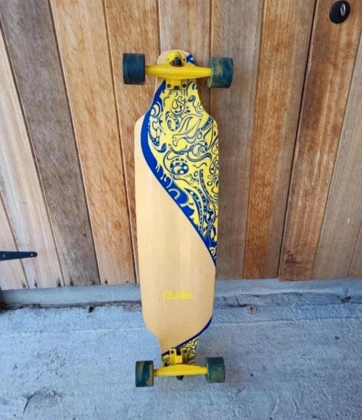 Longboard, Sport en Fitness, Skateboarden, Gebruikt, Skateboard, Longboard, Ophalen
