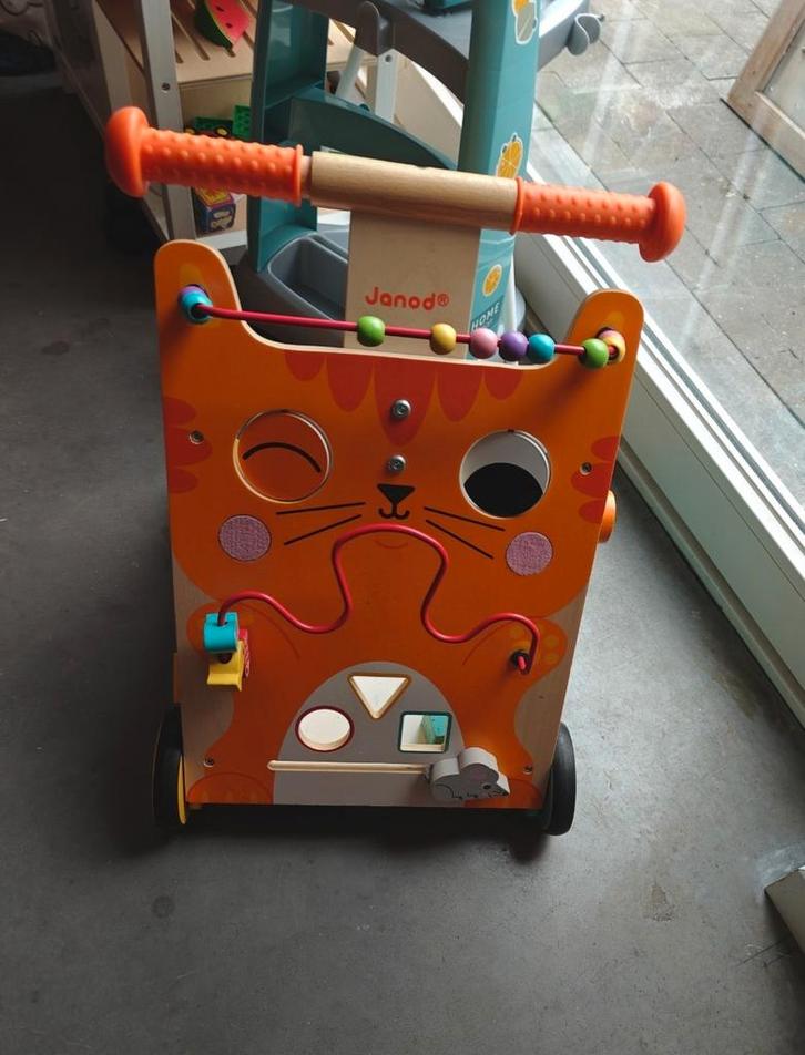 Loopwagen Janod - Trotteur bébé Janod, Kinderen en Baby's, Speelgoed | Buiten | Speeltoestellen, Zo goed als nieuw, Ophalen