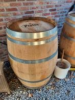 Mooie eiken wijnvat 225l/ eiken wijnton/ regenton met deksel, Tuin en Terras, Ophalen, Hout