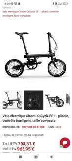 Vélo électrique pliable, Vélos & Vélomoteurs, Vélos | Vélos pliables, Comme neuf, Enlèvement ou Envoi