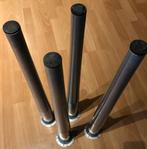 Pieds de table en métallic (4 pièces), Maison & Meubles, Pièces pour table, Pied de table, Rond, 50 à 100 cm, Enlèvement