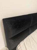 Lit box noir + matelas, Huis en Inrichting, Slaapkamer | Boxsprings, Ophalen, Zo goed als nieuw, Zwart