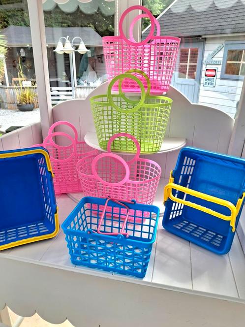 7 winkelmandje voor speelgoedwinkel of keukentje 10€ samen, Kinderen en Baby's, Speelgoed | Overig, Zo goed als nieuw, Ophalen