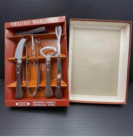 Gift Idea-bar Set: doos van 5 nieuwe stuks Roestvrij staal, Huis en Inrichting, Keuken | Servies, Ophalen of Verzenden