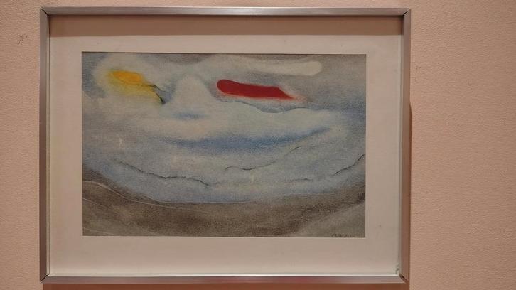 Noëlle Blondeau (1938-) pastel sur papier de 1980., Antiquités & Art, Art | Peinture | Classique, Enlèvement