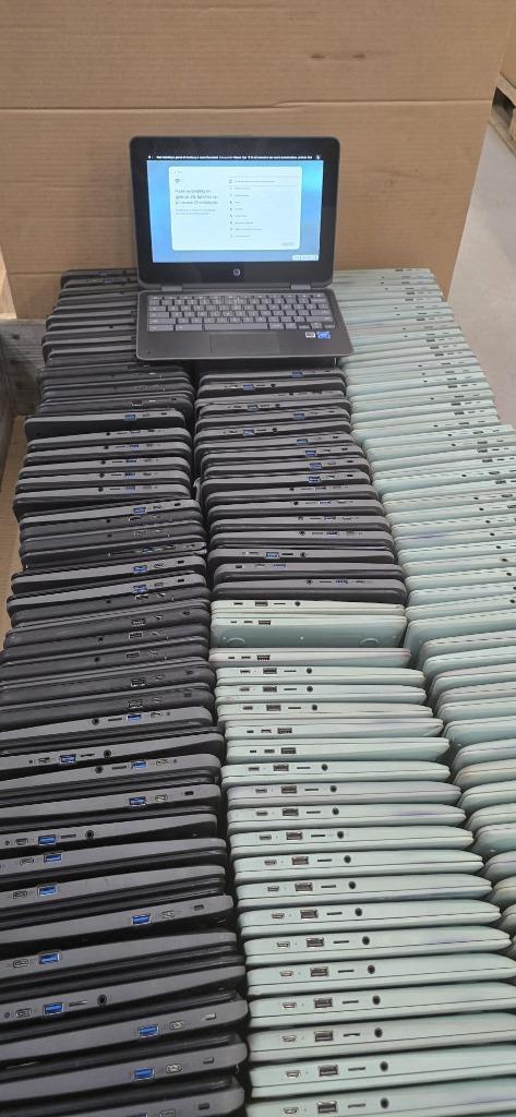 Wholesale – 500 Touchscreen USB-C Chromebooks – HP, Acer – 1, Computers en Software, Accu's en Batterijen, Gebruikt, Ophalen of Verzenden