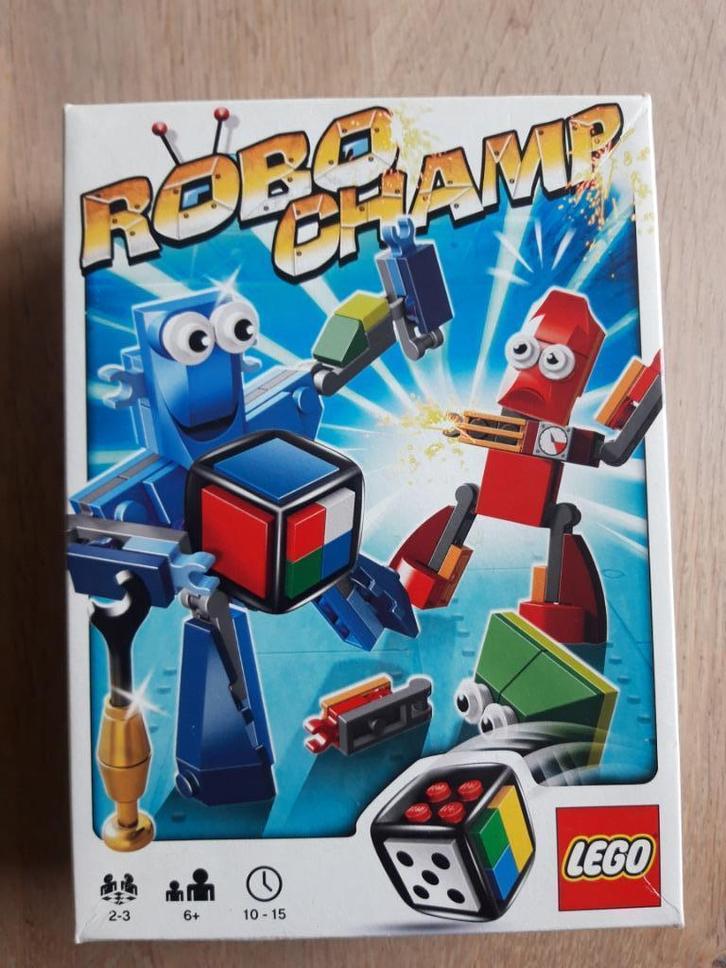 Gezelschapspel * ROBO CHAMP (LEGO), Hobby en Vrije tijd, Gezelschapsspellen | Bordspellen, Zo goed als nieuw, Drie of vier spelers