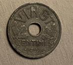 20 centimes Vichy 1941, Enlèvement ou Envoi, Monnaie en vrac, France