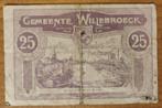 Argent d'urgence 25c Willebroeck 1917, Timbres & Monnaies, Billets de banque | Belgique, Enlèvement, Billets en vrac