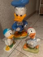 Oude beelden Donald Duck in steen 48 cm grote, Collections, Disney, Comme neuf, Donald Duck, Enlèvement ou Envoi