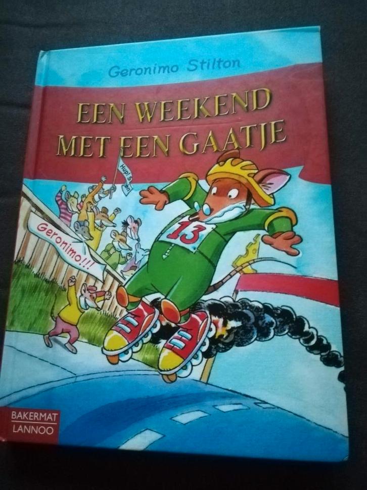 Geronimo Stilton - Een weekend met een gaatje, Livres, Livres pour enfants | Jeunesse | Moins de 10 ans, Comme neuf, Enlèvement ou Envoi