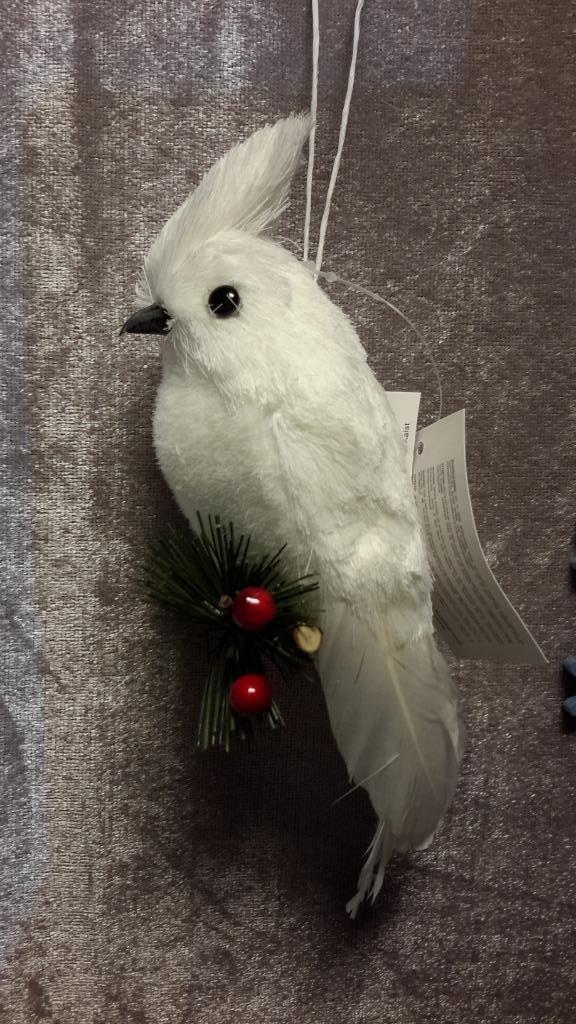 Lot / partij vogels WIT KERST ( NIEUW ), Diversen, Kerst, Nieuw, Ophalen of Verzenden