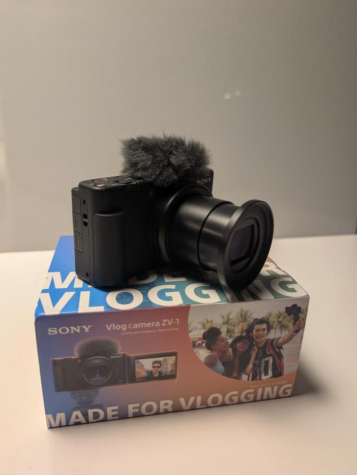 sony zv 1 (vlog pakket), Audio, Tv en Foto, Videocamera's Digitaal, Zo goed als nieuw, Camera, Sony, Minder dan 8x, Ophalen of Verzenden